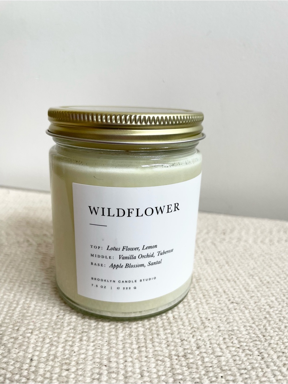 Brooklyn Candlestudio Wildflower Candle 7.5 Oz New